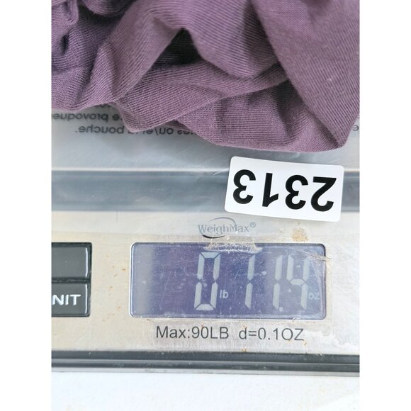 Garnet Hill Midi Dress Womens M Purple 3/4 Sleeve Comfort Stretch Casual - Picture 9 of 9